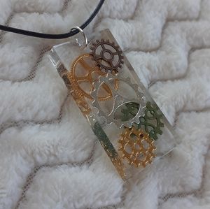 Handcrafted Steampunk Inspired Necklace NWOT